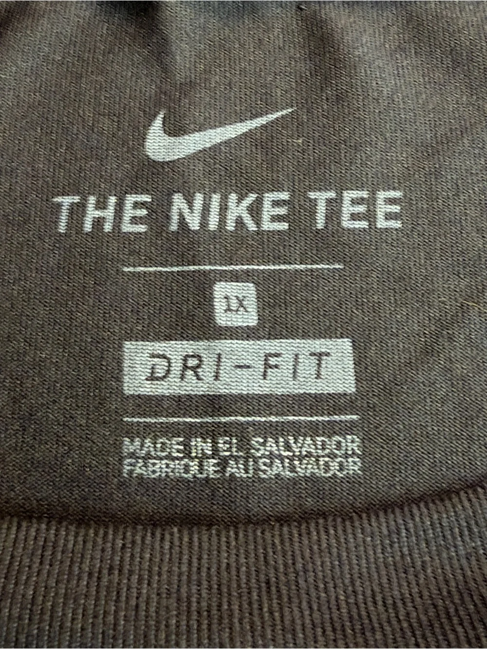Ladies Nike Black Dri-Fit T-Shirt 🔥 Size 1X